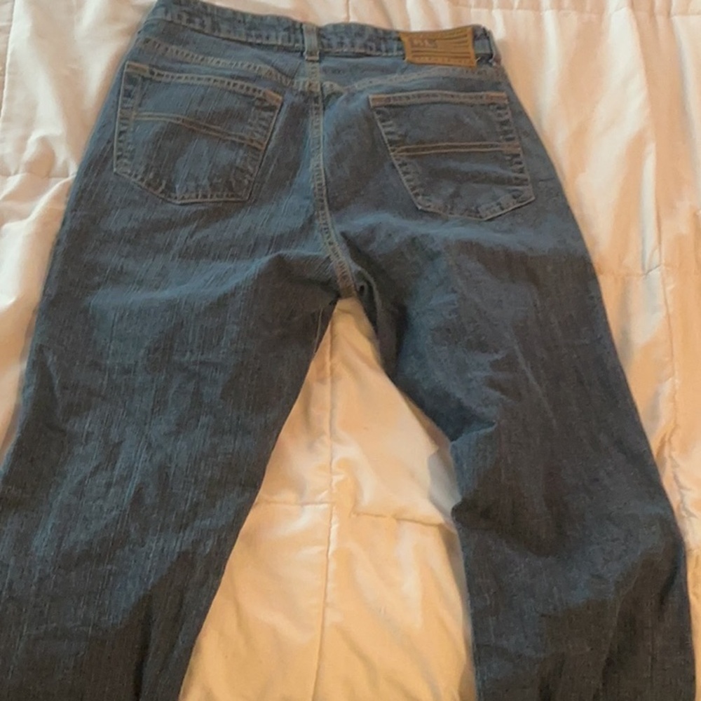 Ralph Lauren Blue Jeans with Brown Logo Patch